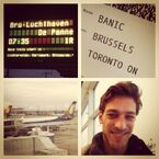 From Vincent Banic's Instagram/Websta and posted 7 hours ago: "Train plane and then Toronto, Canada!!! 🚊✈️#hermes #workhardplayharder #models #shorttrip #seeyousoonbelgium".