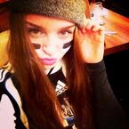 Tweeted by Louisa: "Black and white stripes baby! #toontoonblackandwhitearmy @NUFCOfficial WAYAY MAN!".