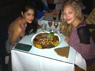 Tweeted by Tasie: "Ethiopian dinner with my beautiful @NickyMacMe"