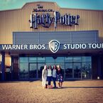 From Roxy's Instagram. "Harry Potter studio tour! #pottergeeks"