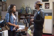 Alexandra Shipp as Dani Raymond in Drumline: A New Beat'