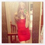 Tweeted by Louisa: "Every girl needs a little red dress".