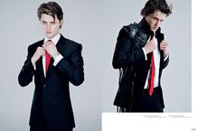 Found this picture on the "Mr amato photography" Facebook page. The caption for the picture: "Eugene Simon for A/M magazine".