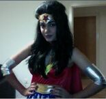 Tweeted by Tasie: "I am Wonder Woman".