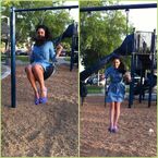 Hoa Mara swinging (weeee)