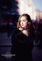 Tweeted by "@NaomiBPhoto" 2 hours ago: "Soft winter light shining on a beautiful face.. @louisacburnham #London #portrait #bbc #actress #photographer".