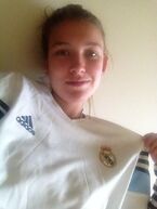 Tweeted by Nathalia: "Todavía amo a mi equipo #realmadrid".