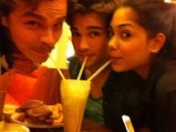 Tweeted by Tasie 11 hours ago: "One milkshake 3 straws with @zachzagoria & Myles".