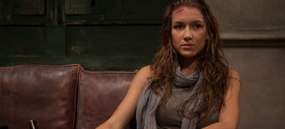 Nathalia Ramos as Jill Reynolds in Gallows Hill/Encerrada coming out on June 20th.