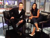 Tweeted by Alexandra 8 hours ago: "@NickLachey and I hangin out this morning @VH1@BigMorningBuzz! Good morning! 🌞".