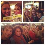 Tweeted by Gracie Dzienny: "Great night at Chicago with @DaniellaMonet @anamulvoyten @LucasCruikshank and @iamrachelcrow ! #razzledazzleem". Ana Mulvoy Ten is in the picture.