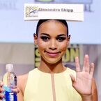 Alexandra Shipp's new Twitter icon. Follow her on Twitter at "@AlexShipppp".