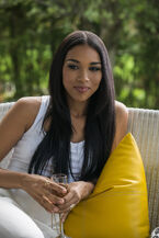 Alexandra Shipp as Aaliyah Haughton in Lifetime's biopic "Aaliyah: The Princess of R&B".