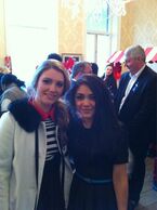 Tweeted by Tasie: "@Ella__Henderson Lovely meeting you today and really looking forward your album".