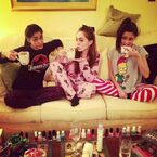 Tweeted by Louisa. "The sisterhood! Best girls night with my favourites @tasieD & @klarizaclayton 💓 #sibuna #houseofanubis"