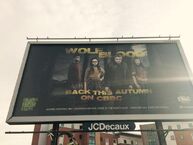 Tweeted by "@TheLewisOrmston" 10 hours ago: "Look who I seen on a bill board! @louisacburnham @bllockwood @leonakate @KedarWStirling #WOLFBLOOD".