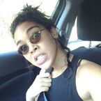 From Alexandra Shipp's Instagram/Websta and posted 2 hours ago: "I didn't do my hair today... Woops".