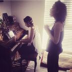 Tweeted by Alexandra 7 hours ago: "Today with bae 😍musical creativity with summersweesingh 🎼🎵🎶🎹🎤".