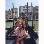 From Nikita Ramsey's Instagram/Websta and posted 3 hours ago: "On our Gondola named Silvia with our very friendly driver! ⚓️🚣".