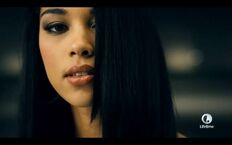 Alexandra Shipp as Aaliyah Haughton in Aaliyah: The Princess of R&B.