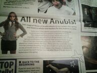 Tweeted by "@LaurenCurrMusic" and replied from Louisa: "“@LaurenCurrMusic: @LouisaCBurnham loookieee♥ pic.twitter.com/5S6EJrwJ” aw that's so cool :) what papers that? X #houseofanubis #AnubisSeason3".