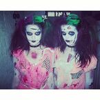 From Nikita Ramsey's Instagram/Websta and posted an hour ago: "Happy Halloween!! A few halloweens back when me and @jade_ramsey dressed as dead dolls!!!".