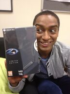 Tweeted by Alex: "Goodbye free time and hello Halo 4! Thanks @CelebrityGaming!!! #halo4 #xbox".