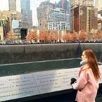 From Louisa Connolly-Burnham's Instagram/Websta and posted 6 hours ago: "Possibly my favourite part of my New York trip so far was seeing the 9/11 memorial today. What a beautifully serene place. 🇺🇸 #rip #neverforget".