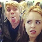 Tweeted by Louisa: "bllockwood has a whale tongue o.0".