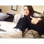 From Jade Ramsey's Instagram/Websta: "In 💗 with my new shoes. 👟".