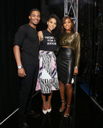 Alexandra Shipp visits 106 & Park at BET studio on October 22, 2014 in New York City.