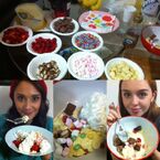 Tweeted by Tasie: "Tasie and Klariza's Sunday bar with every topping!!".