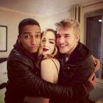 Tweeted by Louisa 2 hours ago: "I know this will be one of my favourite photos forever @AJSawyer @bllockwood #bestfriends".