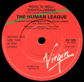 Rock n Roll Nightclubbing label Holiday 80 EP 1980