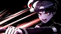 Gaku Maruko wielding his weapon in battle.