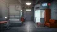 The interior of Takumi's dorm