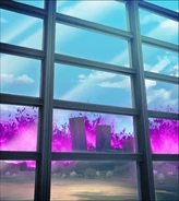 The students see the outside world for the first time.