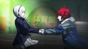Takumi mistakes Nozomi for Karua.