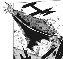 Lycaon swings his arm