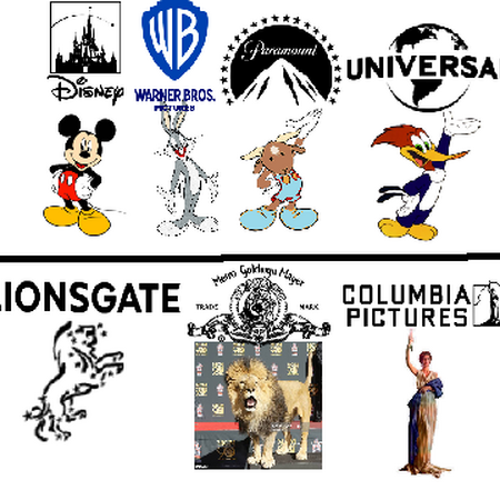 Major Film Studios Respective Cartoon Mascots Other Version The Idea Wiki Fandom