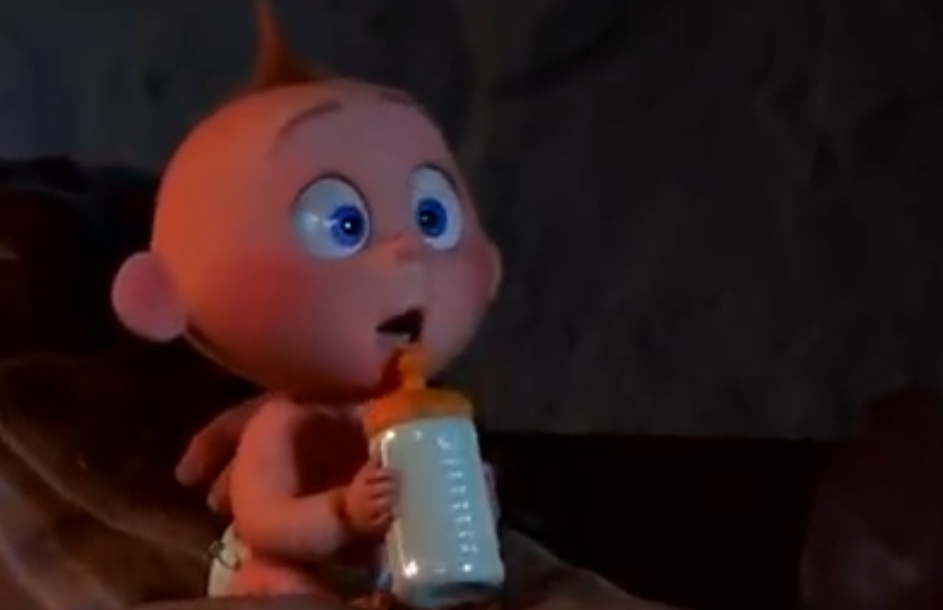 incredibles jack jack fire