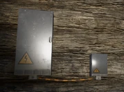 Wire pulled to target component