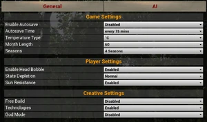 Settings General