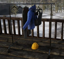 Clothing Rack with Clothes