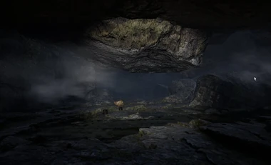 It is very dark inside of Caves, so players need to carry their own light source, either a Torch or the Yellow Helmet. Alternatively, they can place a light source on the ground in a cave.