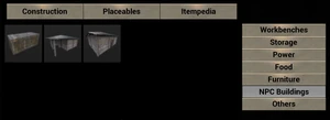 Recipe Book - Placeables - NPC Buildings