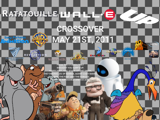 Ratatouille-WALL-E-Up Crossover (2011 film) The JH Movie Collections Official Wiki Fandom
