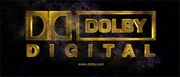 Dolby Digital logo that is sometimes shown at the start of broadcasts, feature films, and video games