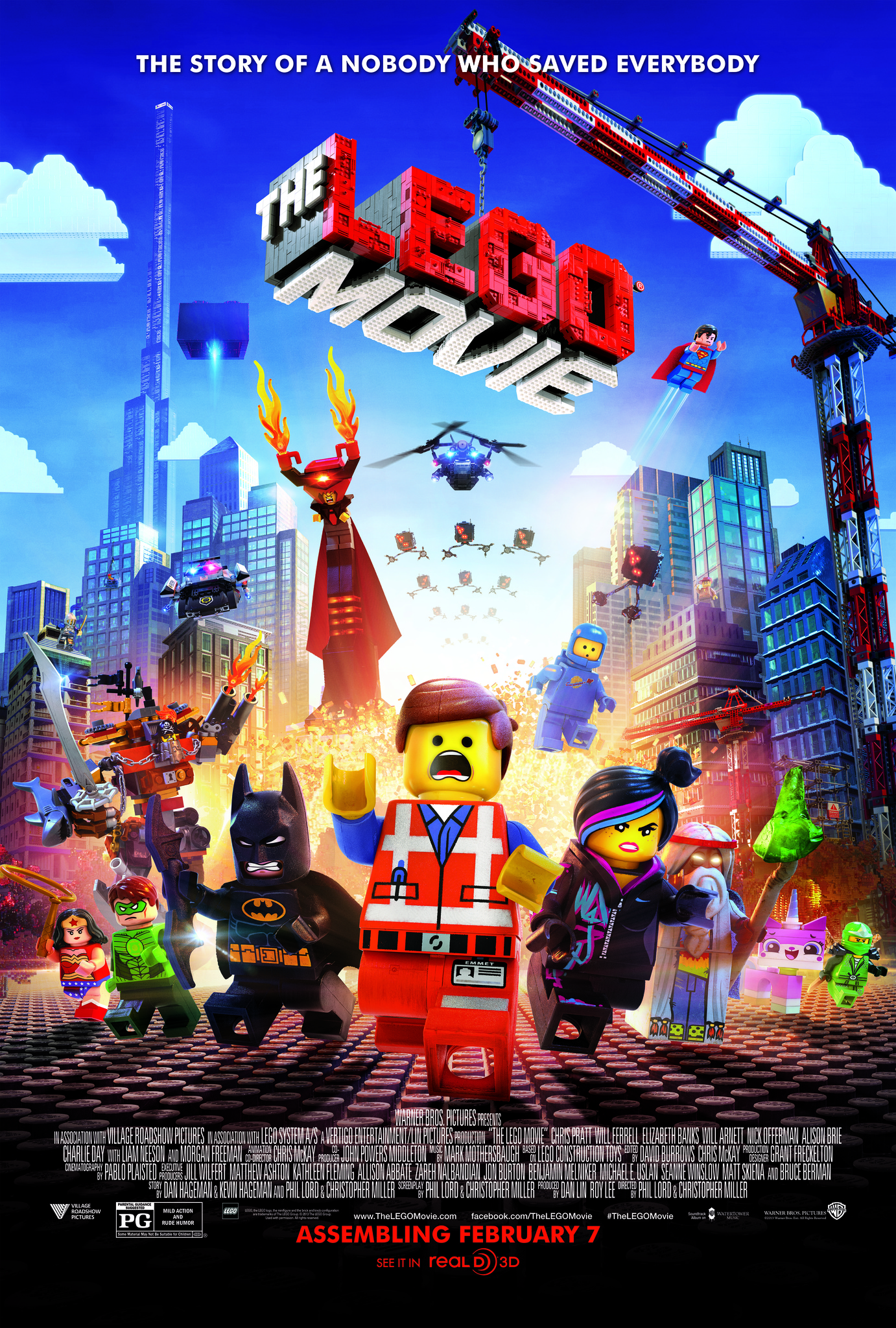The Lego Movie 2014 McDonald's 3D Cups Warner Brothers Good Cop Bad Cop 
