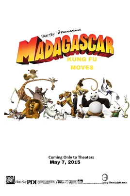 Madagascar- Kung Fu Moves Poster